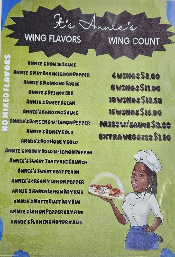 It's Annie's Menu image 4